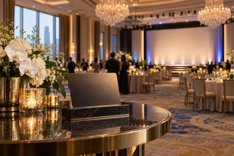 บรรยากาศงานอีเวนต์ในโรงแรมหรูกรุงเทพฯ ที่นางเอกสาวให้สัมภาษณ์